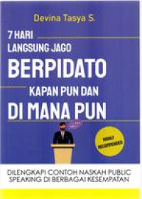 Image of 7 Hari Langsung Jago Berpidato Kapan Pun Dan Dimana Pun